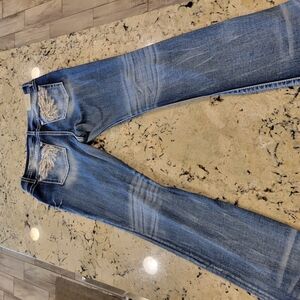 Miss Me Blue Straight Leg Jeans Classic Indigo